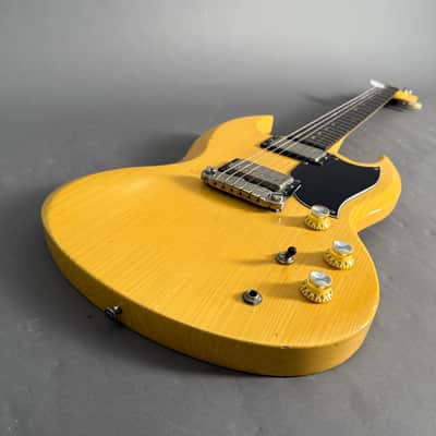 1983 Gibson SG Special PAT NR PUs TV yellow white Chainsaw inkl. Case image 12