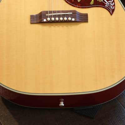 Minty! 2005 Gibson Custom Shop Hummingbird Birds Eye Maple Dreadnought Acoustic Guitar Natural + OHSC image 6