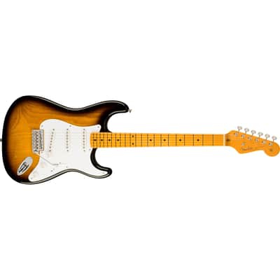 Fender 70th Anniversary American Vintage II 1954 Stratocaster Maple Fingerboard - 2-Color Sunburst image 4