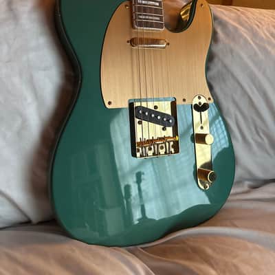Squier 40th Anniversary Gold Edition Telecaster 2022 - Present - Sherwood Green image 1