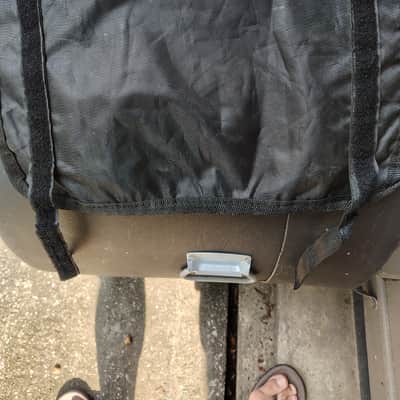 Dynasty 18" Marching Bass Drum Cover - Black image 4