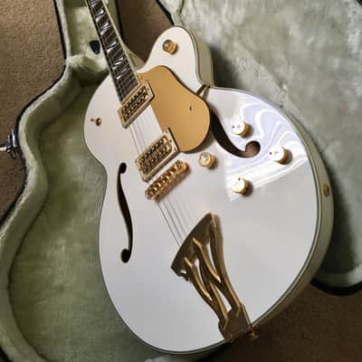 Washburn Washington J9 1997 Cream White Gretsch Style image 5