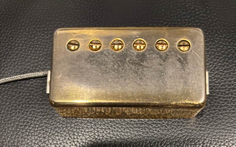 Gibson Tim Shaw PAF Reissue Humbucker 1982 - Gold - Ink Stamp 392 682 image 1
