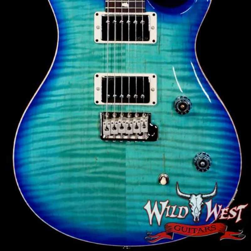 Photos - Acoustic Guitar PRS   Paul Reed Smith  Wild West Guitars Special Run CE ... Makena Blue  2024