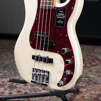Fender Player II Modified Active Precision Bass - Olympic Pearl with Gig Bag image 4