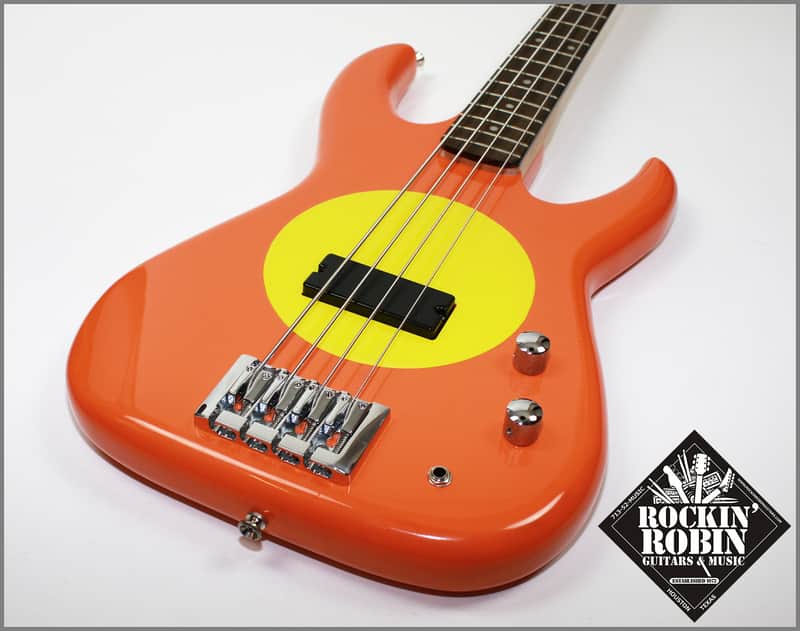 Fleabass Flea Bass Orange and Yellow w/Orignial Bag | Reverb