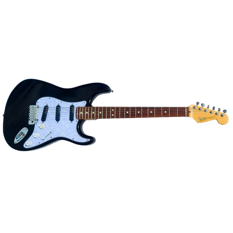 1994 Fender American Deluxe Strat Plus Mystic Black image 1