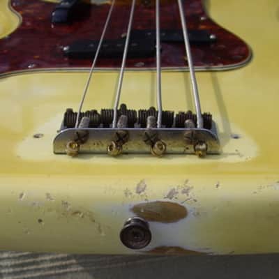 Fender Precision Bass Lefty 1963 Blonde Color Super Rare Left Hand image 6