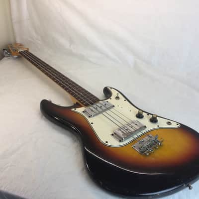 Vintage Aria 1820 1820T  1970's Sunburst MIJ Japan Shortscale Short Scale Offset Bass Guitar image 22