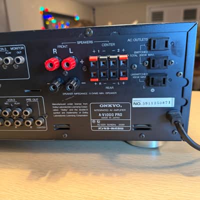 Onkyo A-V1000PRO Professional Integrated Av Amplifier 6ch 120 WPC Fresh Service! image 11