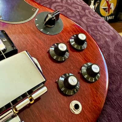 Bruce Kulick Collection (KISS)  1967 Gibson EB-3 - Cherry Red - Original Case image 5