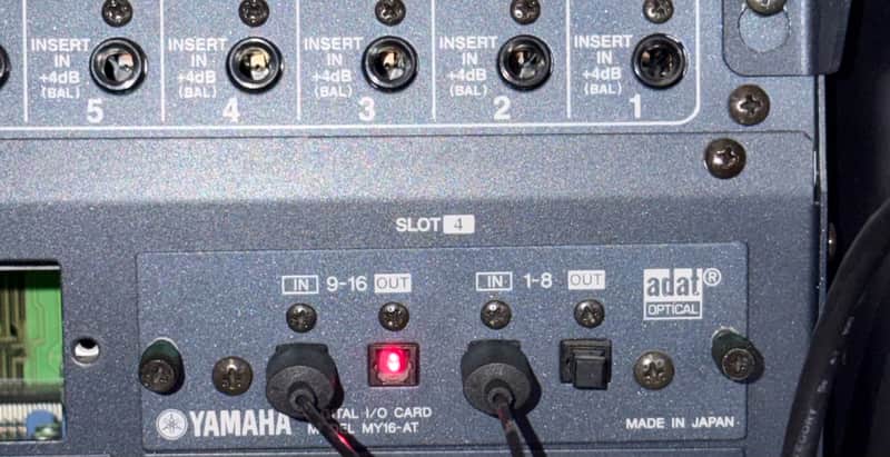 Yamaha MY16AT 16-Channel ADAT I/O Card 2010s - Black image 1