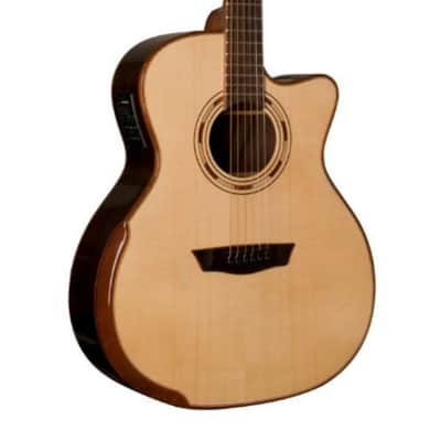 Washburn G25SCE Comfort Deluxe 25 Series Grand Auditorium Cutaway Acoustic Electic Guitar. Natural Item ID: WCG25SCE-O-U image 1