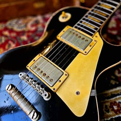 Gibson Custom Shop Les Paul ‘57 Tom Doyle "TIME MACHINE" #109 ~ R7/57 Black Goldtop “SUPER PREMIUM” - Historic Aged w/Doyle Coils TRU-CLONES ‘59 PAFs image 17