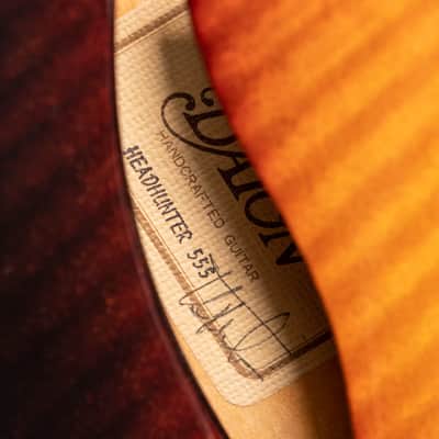 Daion Headhunter HH-555 Tobacco Sunburst w/ Hardshell Case image 22