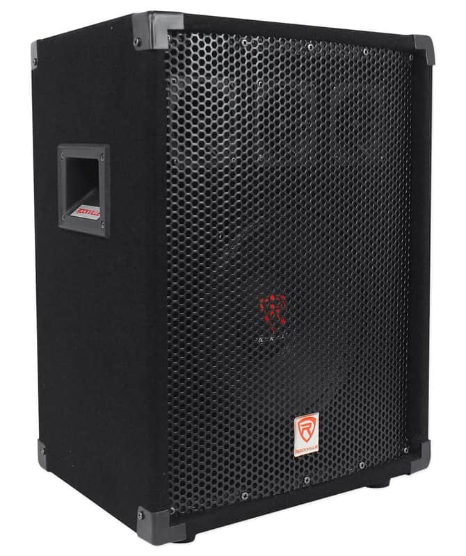 Rockville RSG10 10\ 400W 2-Way 8-Ohm Passive Pro DJ PA Speaker, 10\ Woofer, 3 Piezo Tweeters, Rugged Build, Portable for Live Events Rockville RSG10 10\ 400W 2-Way 8-Ohm Passive Pro DJ PA Speaker, 10\ Woofer, 3 Piezo Tweeters, Rugged Build, Portable for Live Events