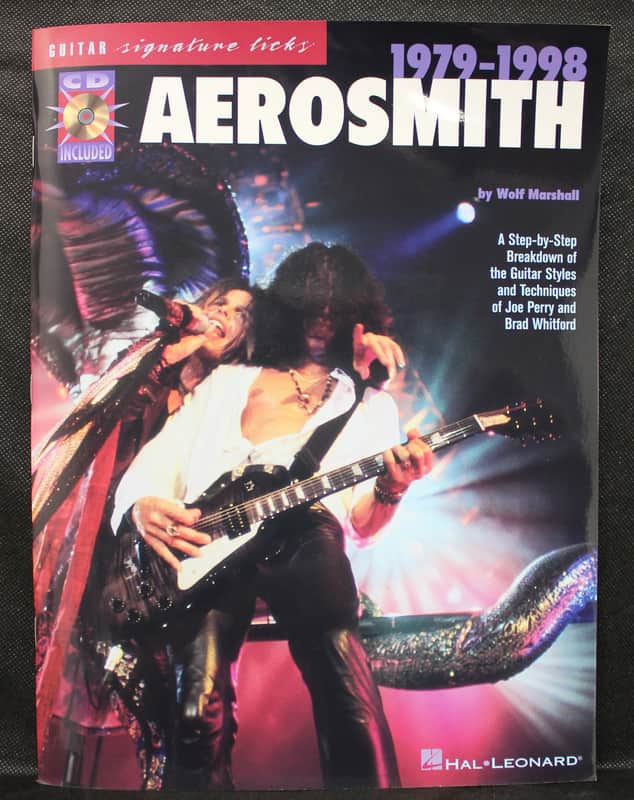Aerosmith 1979-1998 Signature Licks Guitar TAB Songbook w/CD image 1