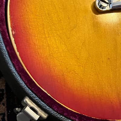1971 Gibson Les Paul Deluxe Standard Conversion - Cherry Sunburst image 8