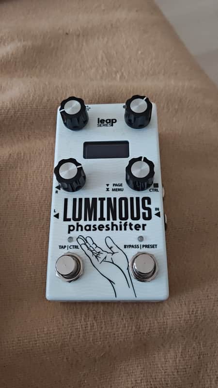 Alexander Pedals Luminous Phaseshifter 2023 - Present - White / Glow-In-The-Dark image 1