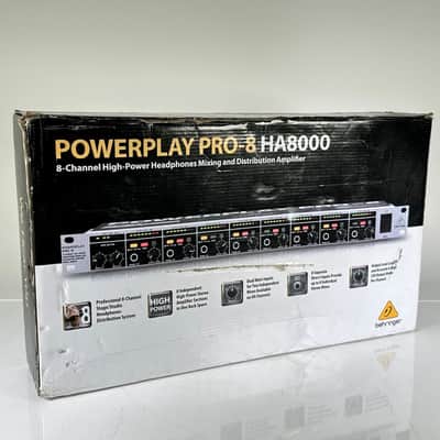 Behringer POWERPLAY HA8000 8-Channel Rack Mount Headphone Distribution Amp image 2