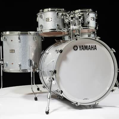 Yamaha Absolute Hybrid Maple 5pc 10/12/16/22/14SD Silver Sparkle image 1
