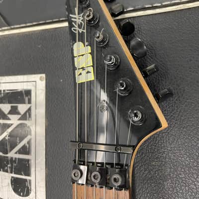 RARE!!! ESP KH-2 KH2 Kirk Hammett Signature Kiso CUSTOM SHOP 1998 Black COA Case Japan_12.1 image 5