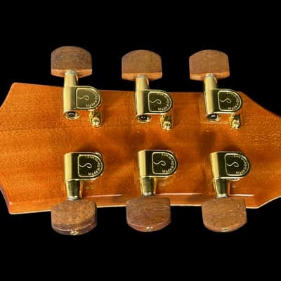 2005 McPherson MG-5.0XP Flamed Walnut Back w Cedar Top and LR Baggs ~ Natural image 9