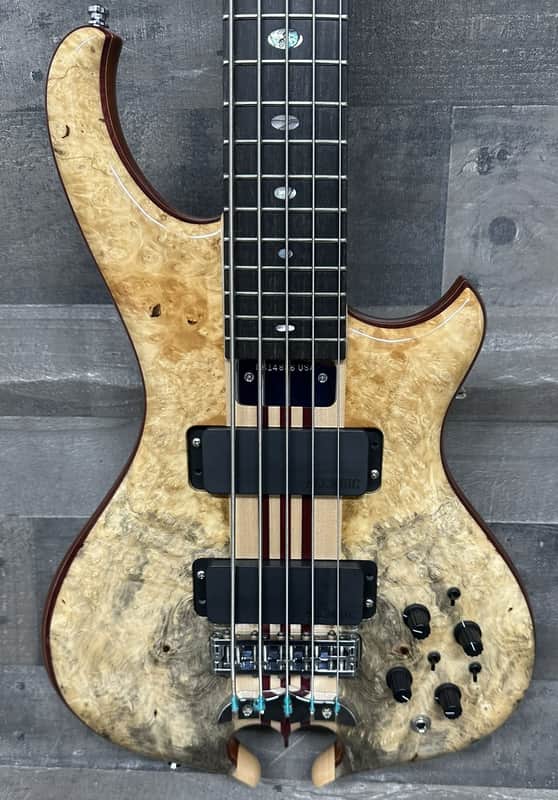 🔥 Alembic Mark King Signature 5-String Bass 2024 – NEW – Buckeye Burl – USA Custom image 1