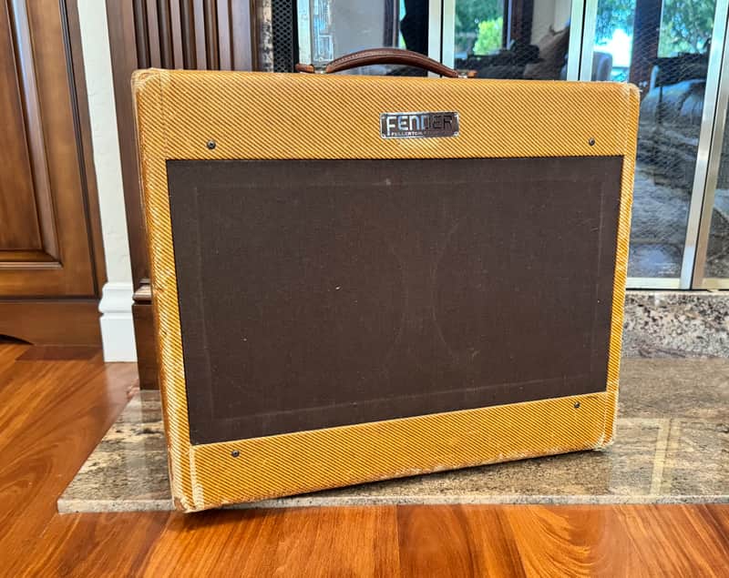 1954 Fender Super 5C4 Wide-Panel Tweed Combo Amp image 1