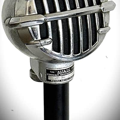 Vintage 1960's Crystal ASTATIC JT-30 Microphone. Working Japanese element. Hear image 8