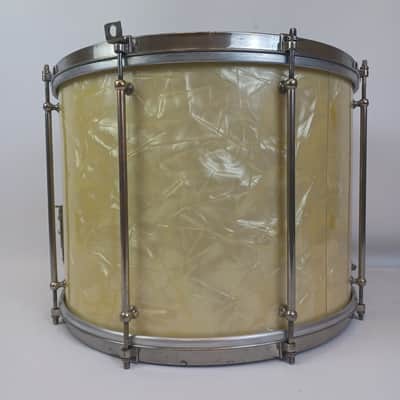 Ludwig 12x16" 30s WMP 3Ply African Mahogany Snare/Tom Drum Marching Vintage image 5