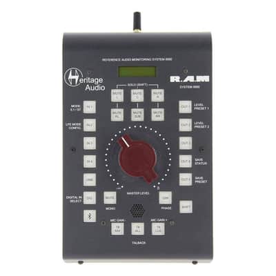 Heritage Audio RAM System 5000 5.1 Rackmount Monitoring System with Remote image 5