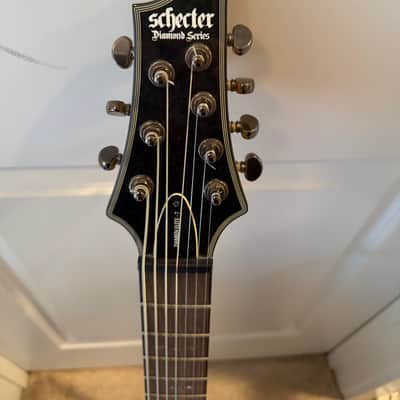 Schecter Damien Elite-7 2010 - 2013 - Crimson Red image 4