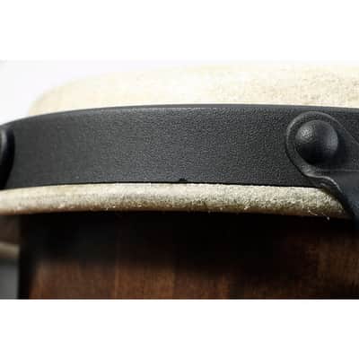 LP Matador Pine Whiskey Barrel Bongos, with Black Hardware Regular image 4