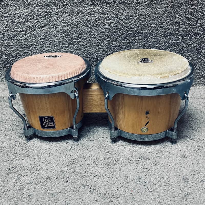 LP Aspire Bongos Pair Natural image 1
