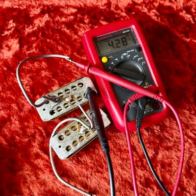 Gretsch Supertron Humbucker pickups pair 1964 - Gold original vintage USA 6122 Chet Atkins country gentleman Viking duo jet penguin falcon image 4