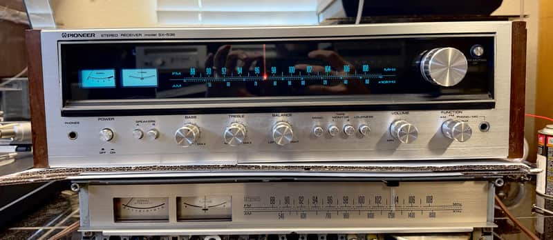 Vintage Pioneer SX-535 AM/FM Stereo Receiver; Tested SEE VIDEO Excellent Condition!