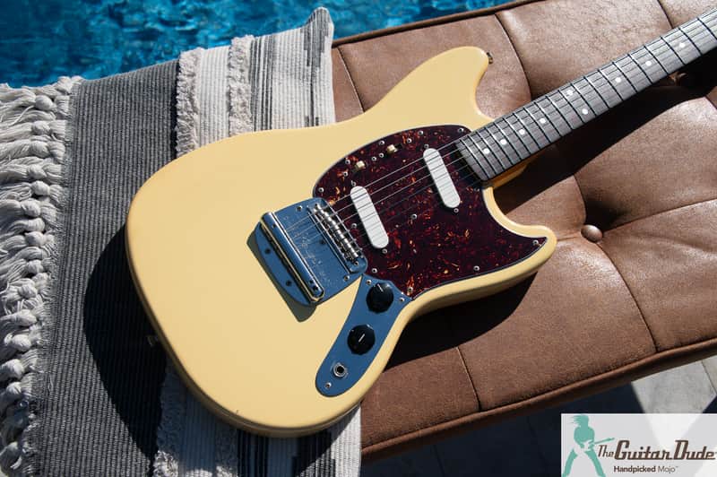 199's Fender MG-69 Mustang Reissue - w Vintage 60's Tone Cap & CTS Pots! - Crafted in Japan - Pro Set Up w Perfect Frets/Action/Intonation! - Tons of Mojo