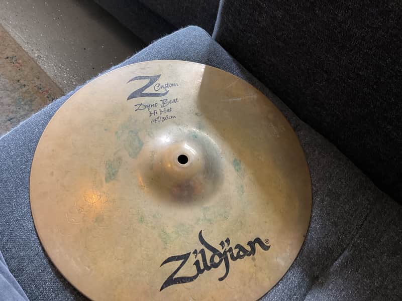 Zildjian 14" Z Custom Dyno Beat Hi-Hat image 1