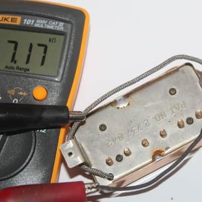 Vintage 1974 Gibson les Paul Custom Patent Number T Top Humbucker Pickup 1970's ES SG image 6
