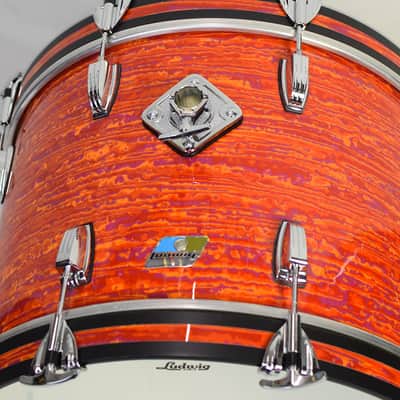 Ludwig Classic Maple "Densmore" Mod Orange Drumkit image 9