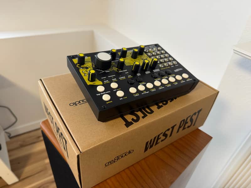 Cre8Audio West Pest Semi-Modular West Coast Style Desktop Synthesizer 2022 - Present - Black image 1