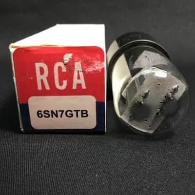 RCA 6SN7GTB Audio Amplifier RADIO VACUUM TUBE Tested Strong VINTAGE USA 6.2704-D image 4
