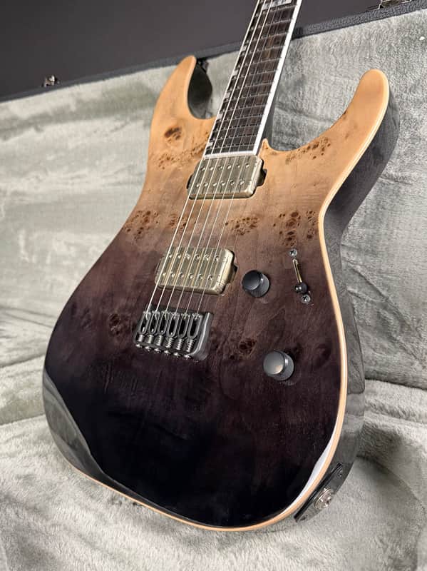 ESP E-II M-II Hardtail w/Case - Black Natural Fade image 1