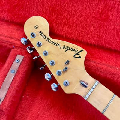 Fender Stratocaster guitar neck 1973 - Maple original vintage USA image 1