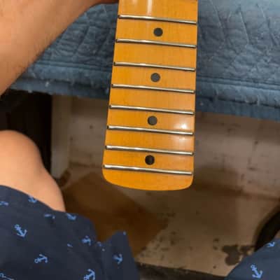 Vintage Palmer Strat Style Electric Guitar Metallic Blue w/ Hard Case Fresh Setup image 24