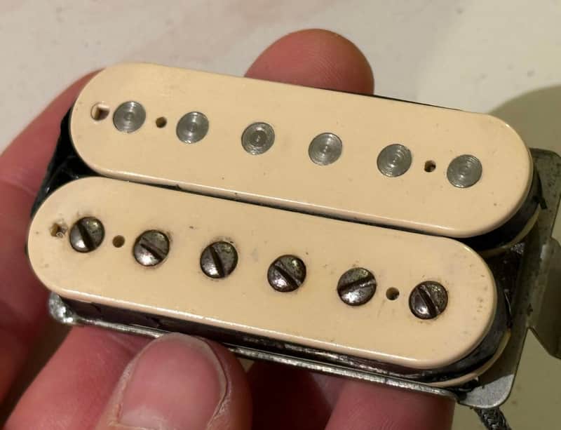 Gibson PAF humbucker pickup 1959 - Double white image 1