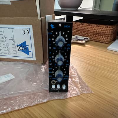 API 550A 500 Series 3-Band Equalizer Module 2007 - Present - Black image 1
