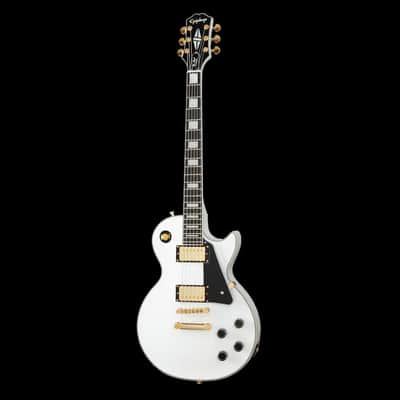 Epiphone Les Paul Custom Electric Guitar in Alpine White image 2