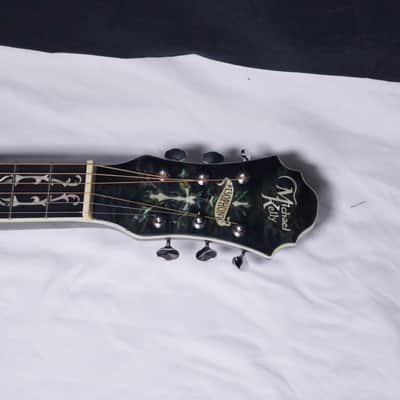 Used Michael Kelly Bayou Deluxe Resophonic square-neck RESONATOR guitar DOBRO w/ Case image 7